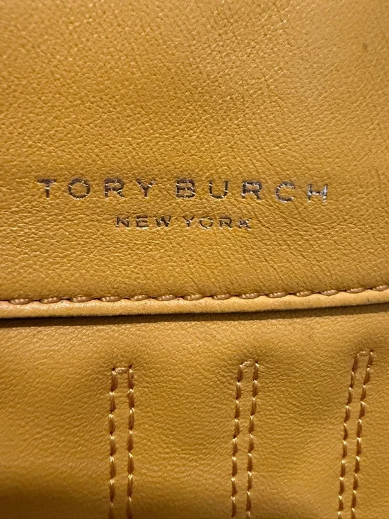 Tory Burch Moto Swingpack Mustard Yellow Leather - Picture 3 of 16